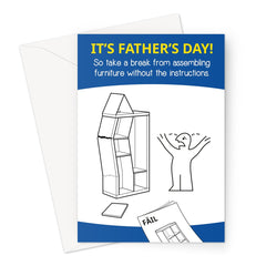 Ikea Furniture Instructions Fail - Father's Day Greeting Card