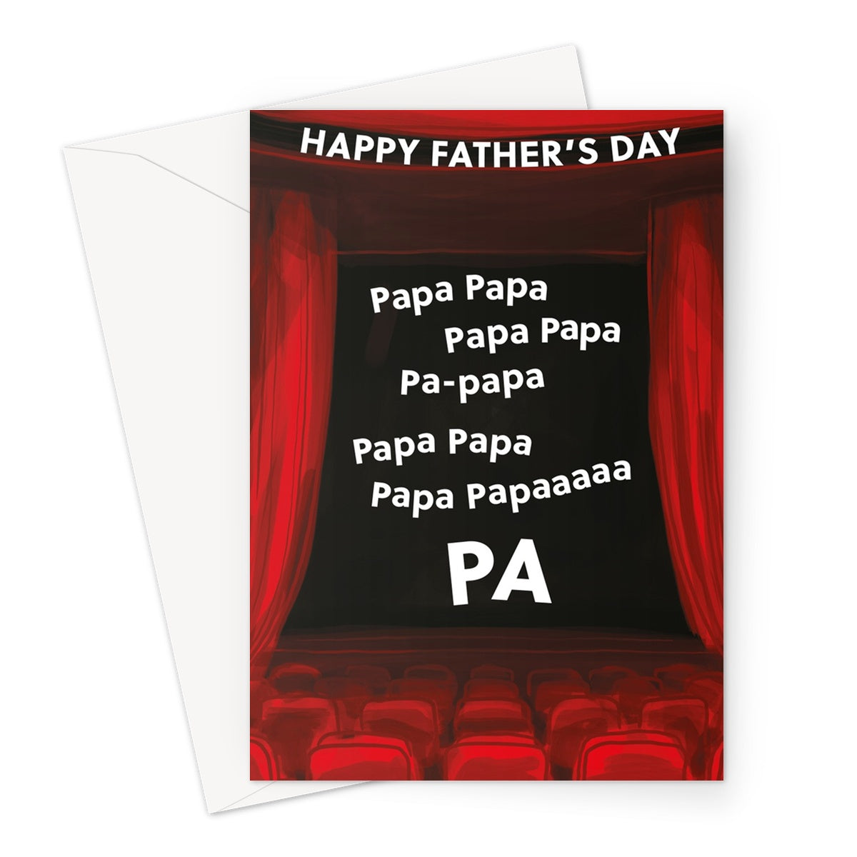 Happy Father's Day - Cinema/Movie - Pearl & Dean Greeting Card