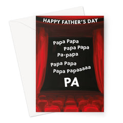 Happy Father's Day - Cinema/Movie - Pearl & Dean Greeting Card