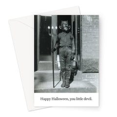 Happy Halloween You Little Devil Greeting Card