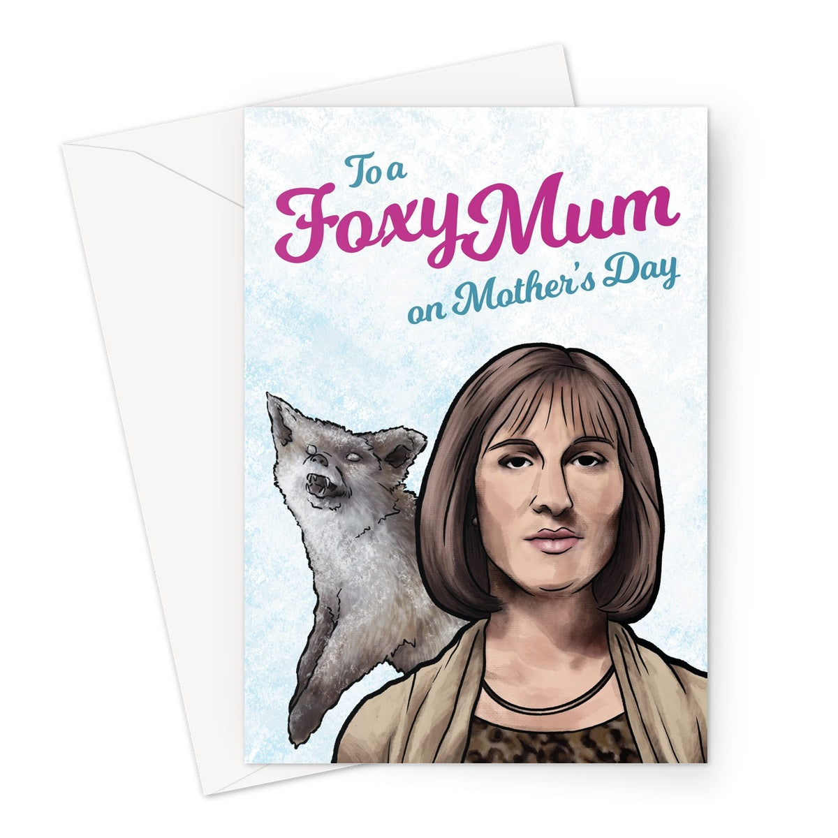 Foxy Mum Mother's Day Friday Night Dinner Greeting Card